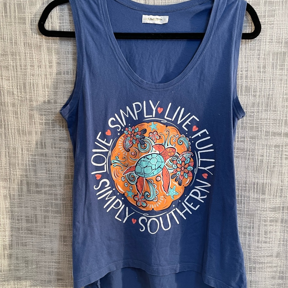 Simply southern tank top, beach tank top